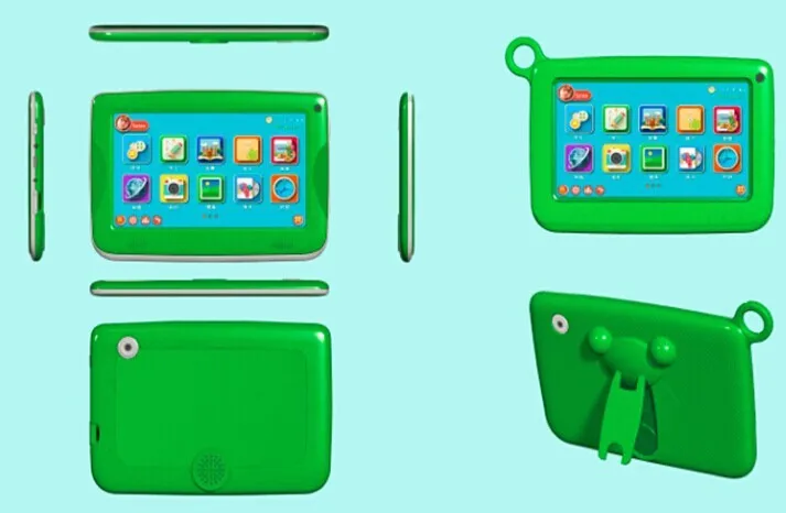 2015 новый 7-дюймовый дети таблетки oem-андроид 4.4 allwinner a23 детей блокнот 3 лет для детей обучения