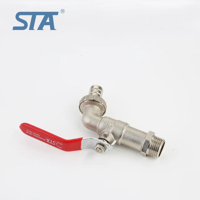 
STA.2001 china faucet factory 2020 new products washing machine water taps garden polished brass ball bibcock 