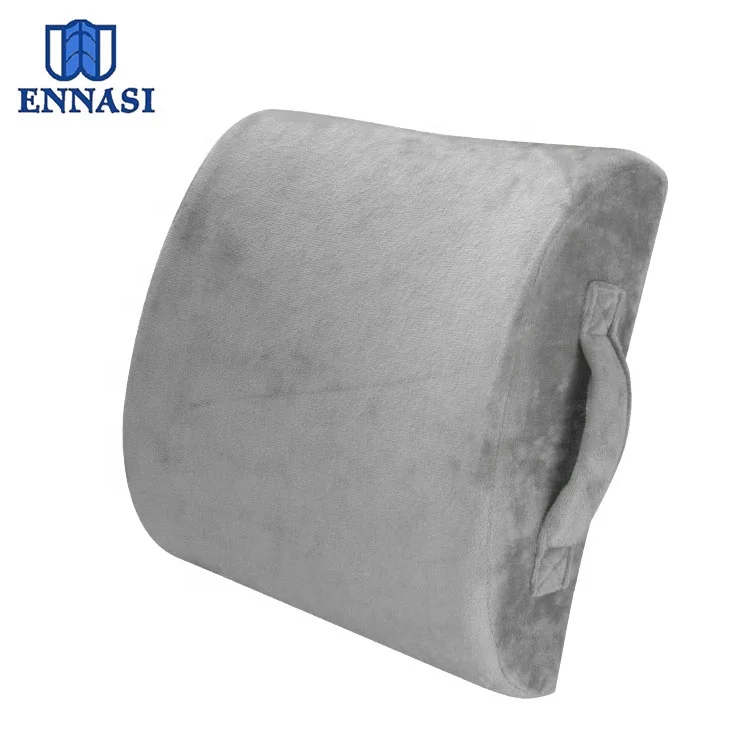 Adjustable Strap Memory Foam Lumbar Back Support Pillow Cushion Chair Car Seat for Lumbar Rest