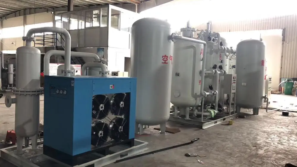 Oxygen gas production plant industrial oxygen generator plant