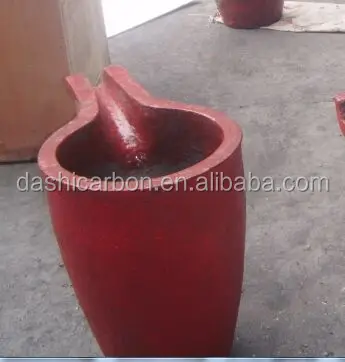 silicon carbide graphite crucilbe for zinc/iron/alloy/copper/aluminum/brass melting