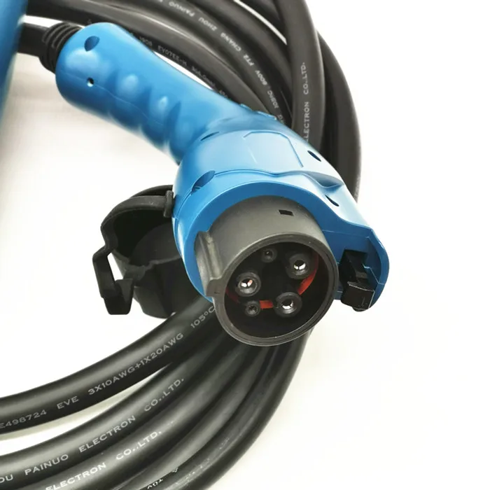 
32amp evse charger / EV plug for j1772 level 2 connector/32amp ev charging cable 