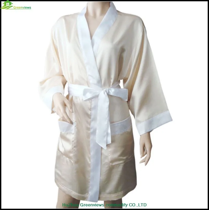 Women Silk bathrobe long sleeve satin silk bath robes for chinese silk robe summer night gown