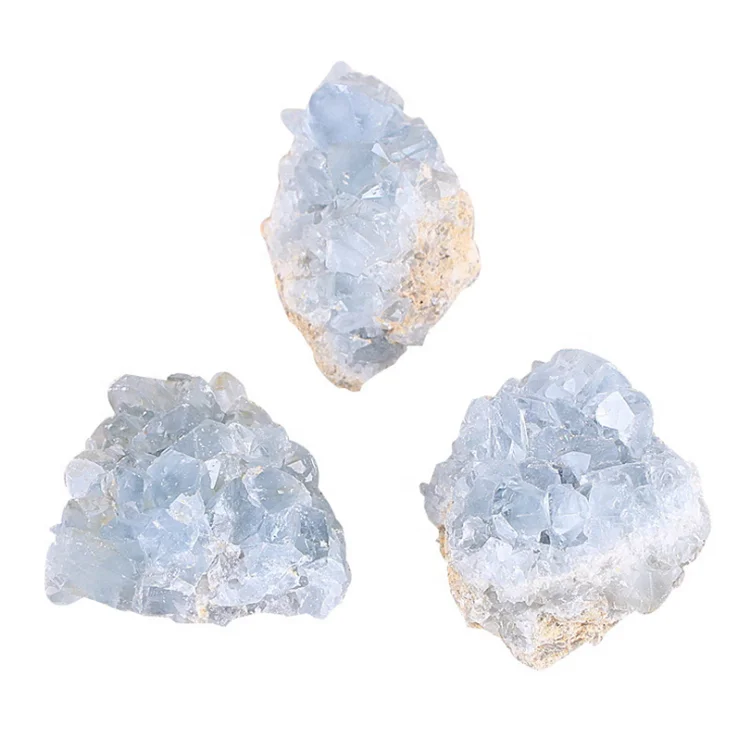 Wholesale Quartz Mineral Blue Crystal Cluster For Crystal Memento