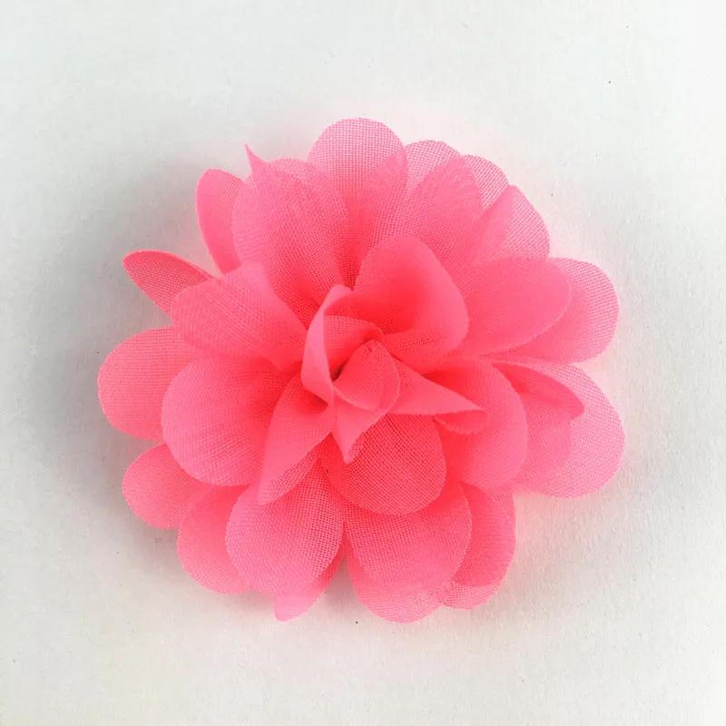 5 см из шифона высокого качества головка с сумкой ткань заколка для волос детский тканевый Цветок голова Pinch 30 цветов