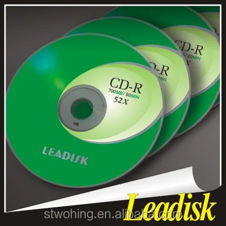 700 МБ CDR Диск 52X CD Записи Для Печати Blank CDR диск