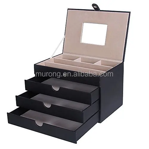 Leather Sunglass Glasses Display Case Storage Organizer Collector Box