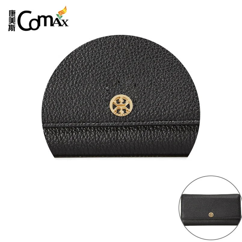 Custom Gold Metal Bag Logo, Metal Name Plate Tags for Purse, Round Shape Hollow Metal Logo For Wallet