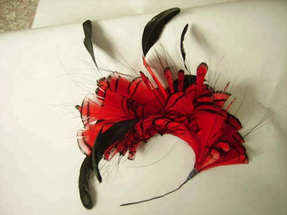 Feather fascinator hair accessory decorative feathers for hats