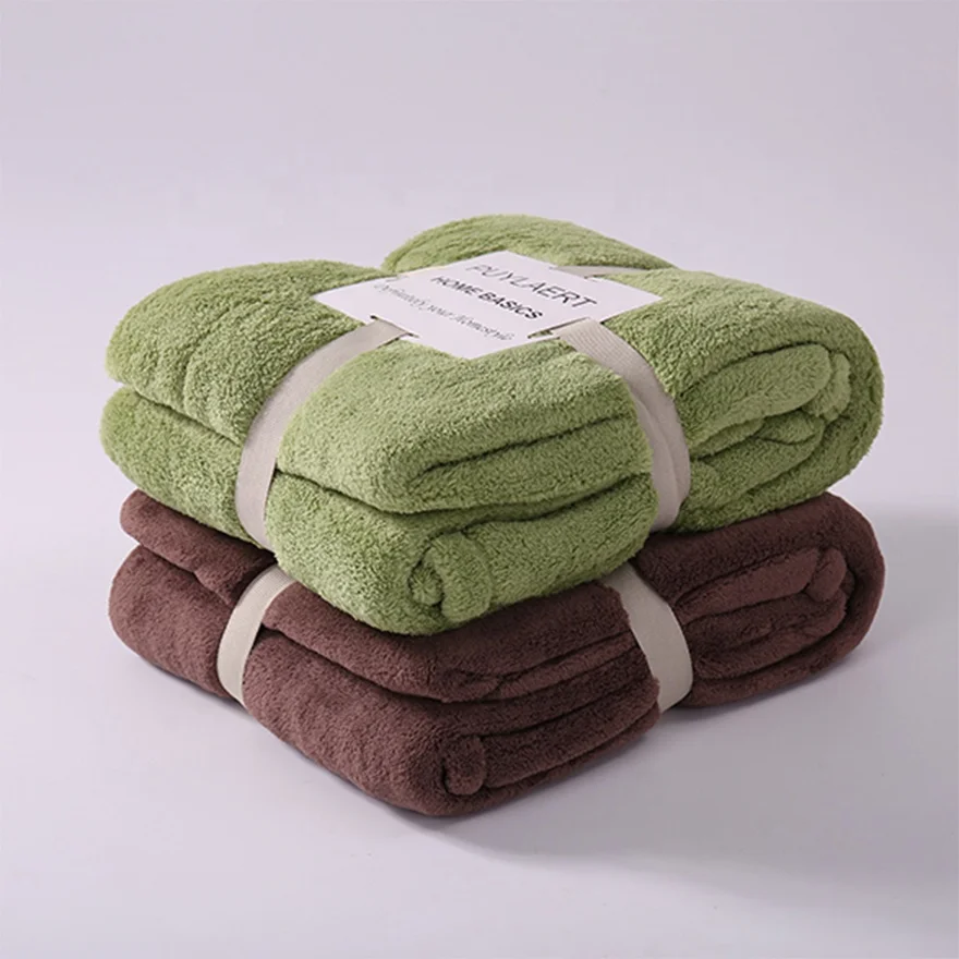 
Wholesale 100% polyester knit coral fleece throw blanket 