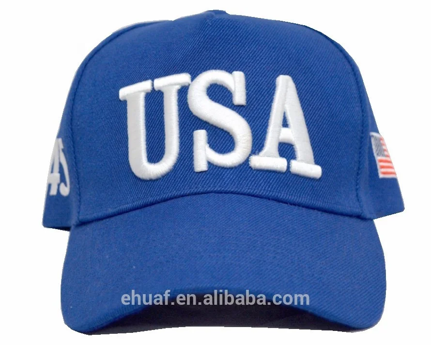 Wholesale 45 president campaign embroidery qualified American USA cap hat