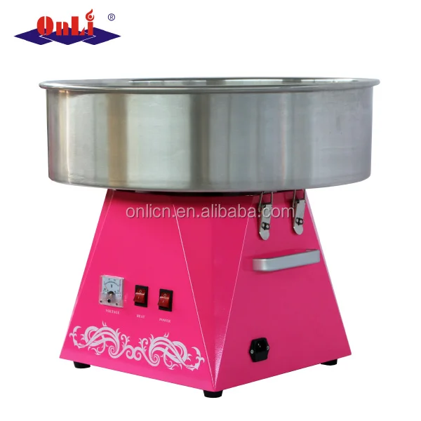 Chinese flower cotton candy floss machine