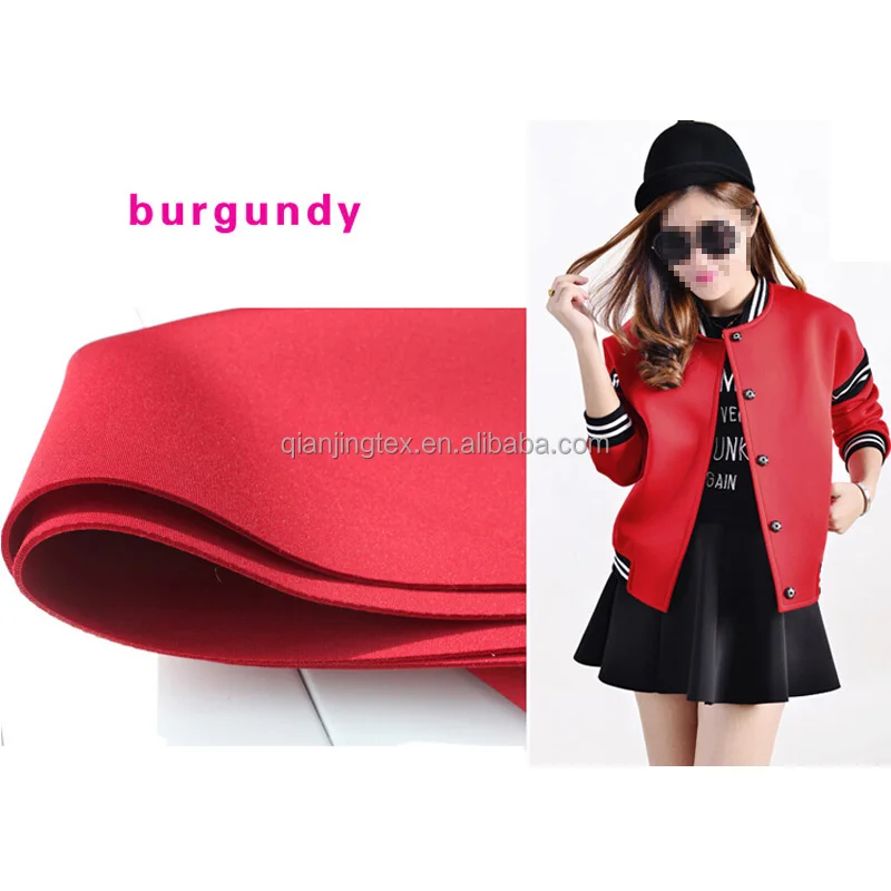 Factory price polyester spandex stretch 2mm neoprene fabric