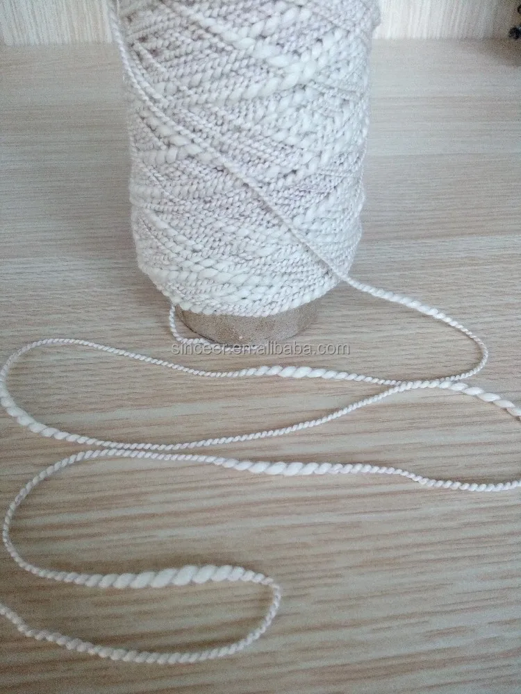 Factory price Knitting yarn 1/2.4NM big-belly yarn 56%cotton 30%wool 14%acrylic crocheting yarn