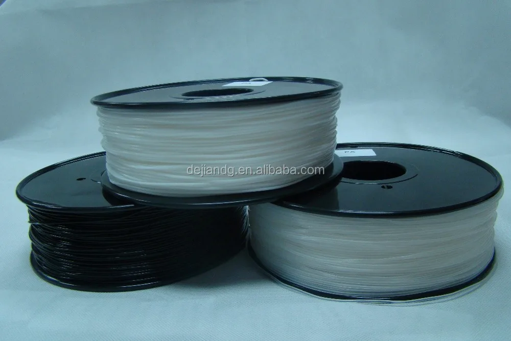 Nylon 3d printer filament 3mm 1.75mm of Black pla filament pla
