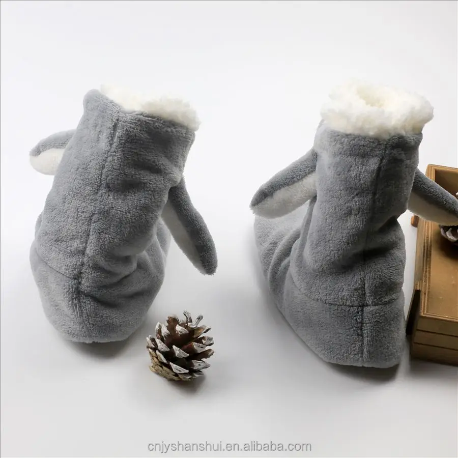 
Embroidery Animal Ladies Cosy boot slipper booties 