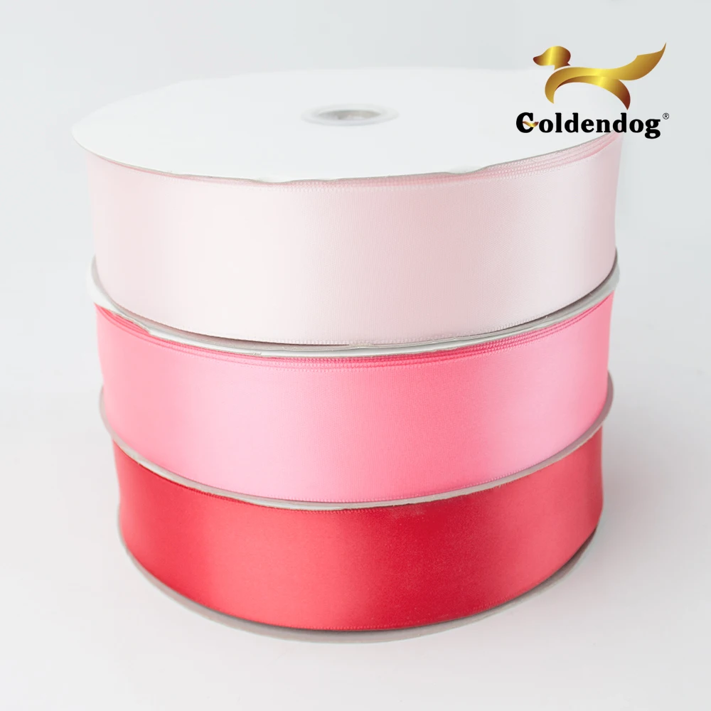 Hot sale factory double faced 100% polyester 196 colors 6mm satin ribbon