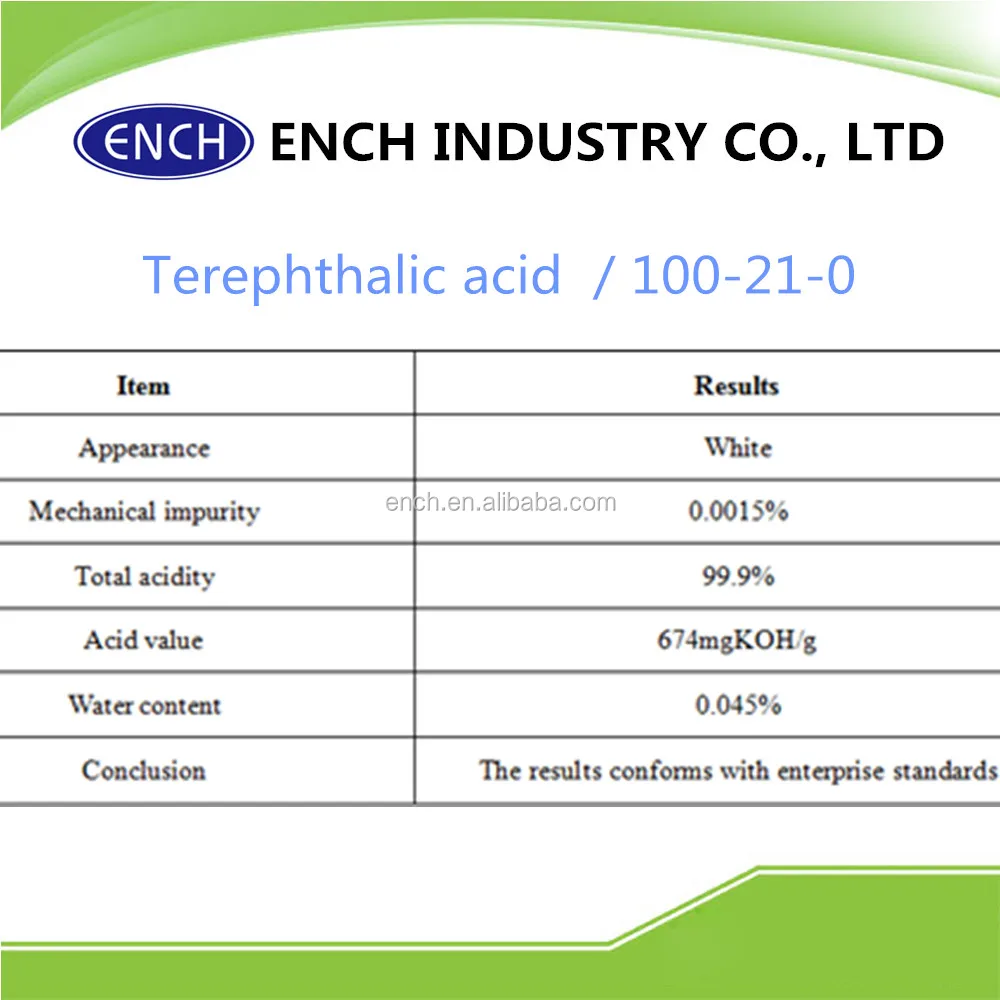 
high quality Terephthalic acid / 100-21-0 with best price 