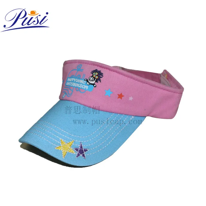 
Wholesale women adjustable sun visor custom embroidery cotton sun visor hat Sun visor cap/Sports visor hat for men/Cap 