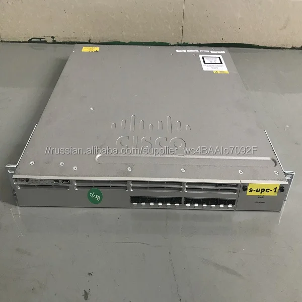 подержанный коммутатор WS-C3850-12S-S 10/100/1000 Mbps с 12 портами в наличии