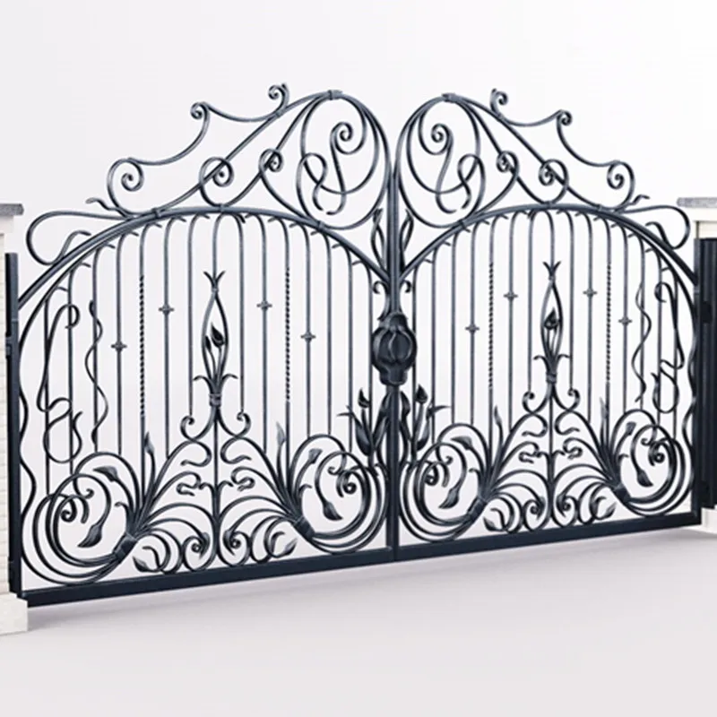 Decorative Double Door Iron Gates Models/ Iron Gate Designs