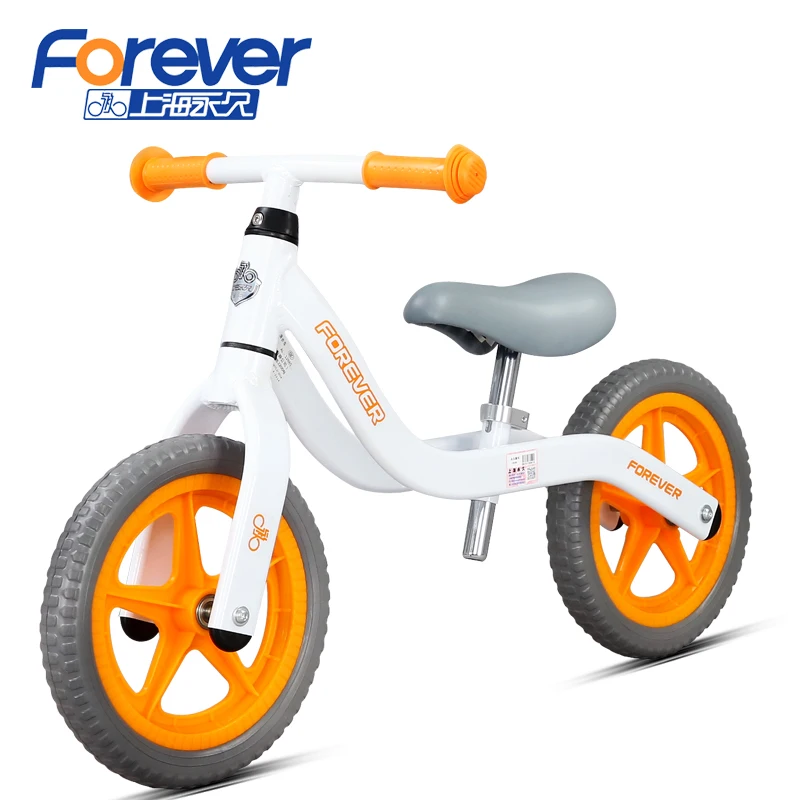 FOREVER 12 inch Baby Aluminum Alloy Push Bike Children Walker  kids Ride on Car Toy Balance Bicycle
