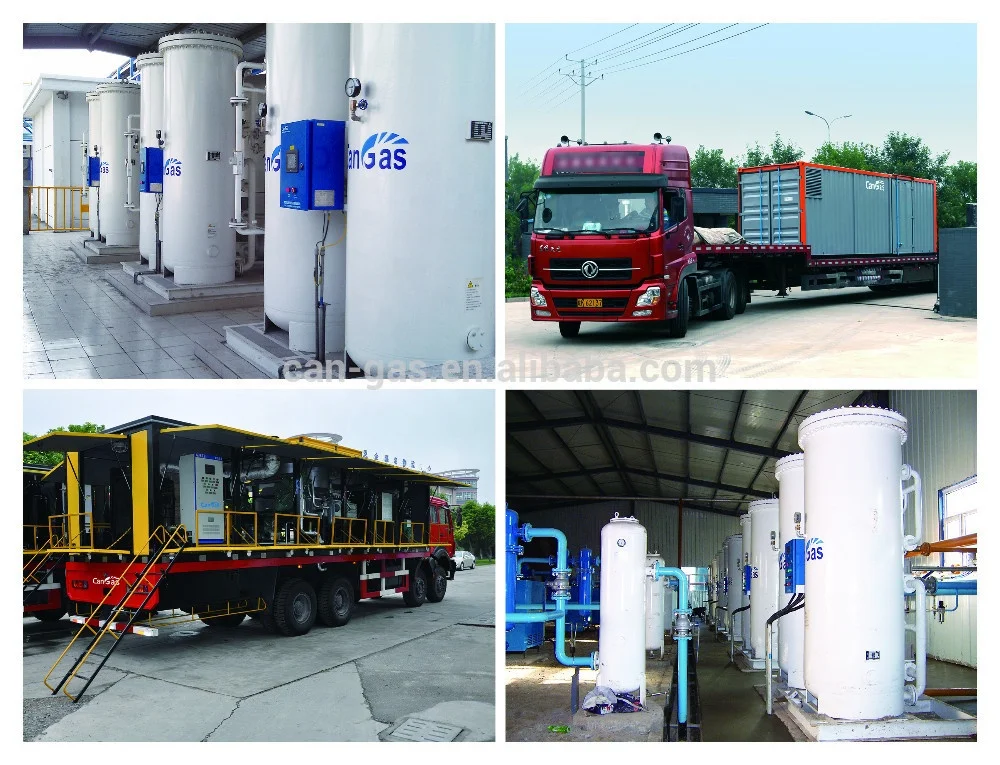 Скользящая установка для производства кислорода PSA и цилиндрическая Наполнения Бутылок китайский производитель кислородного генератора