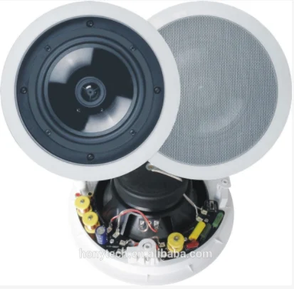 Acoustic system reinforced Active ceiling loudspeaker, PA hanging speaker from the ceiling, 40 W