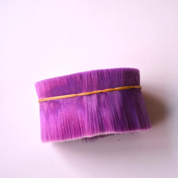 High quality PBT Nylon Tapered Bristles For Cosmetic Makeup ,pbt eyelash filament