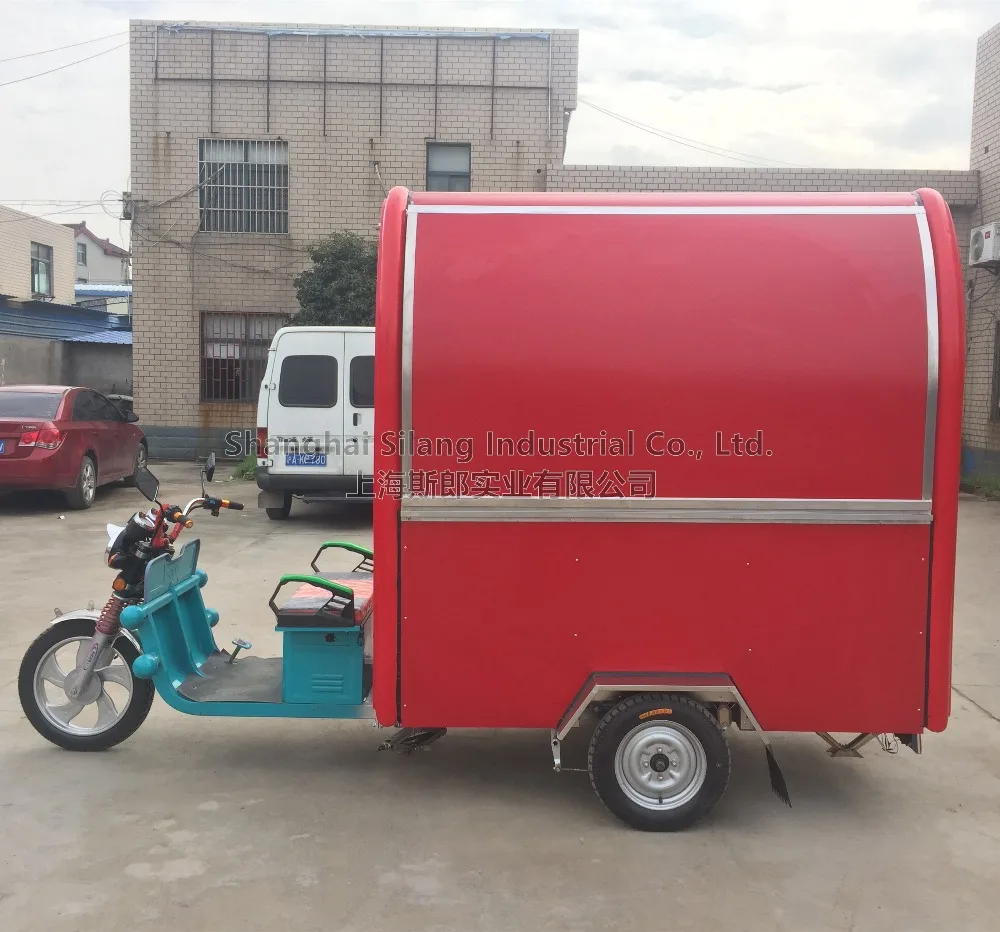motorized food cart food tricycle cart for sale