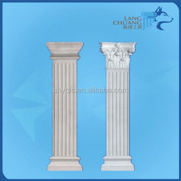 
Plaster Decorating Material Customizable Gypsum Roman Pillar 