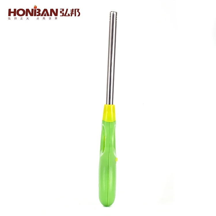 Portable bbq gas lighter kitchen windproof bbq lighter long neck