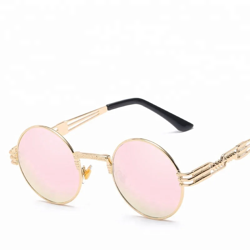 
Sinle clear lenses sunglasses metal logo for sunglasses ladies vogue glasses design 