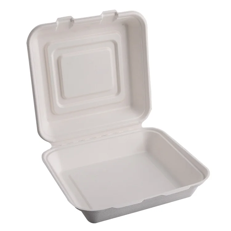 Compartment Biodegradable Disposable Microwave Fast Food Container