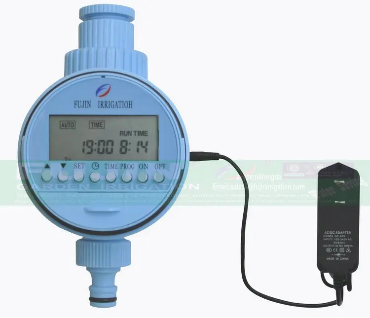 новый 2014 автоматический пк энергия жк дисплей водный сад таймер системы орошения контроллер