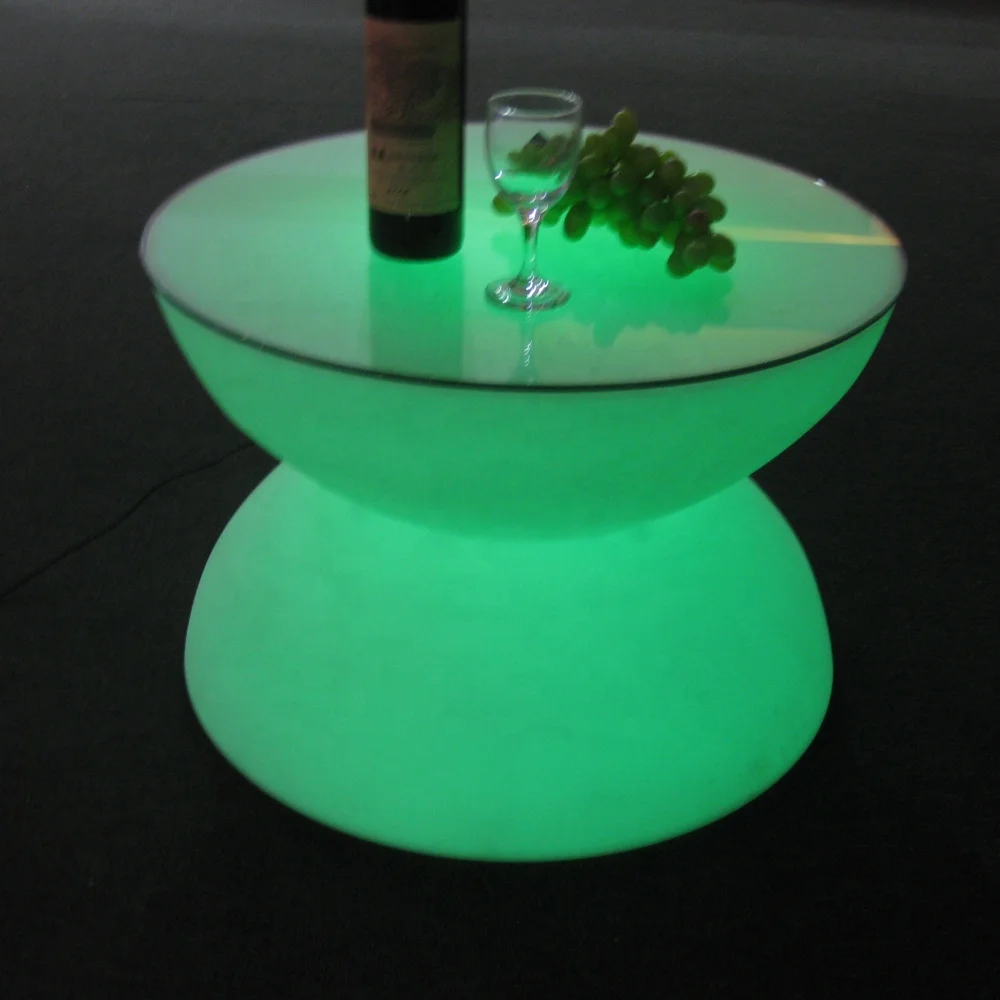 
Luminous Rechargeable Color Changing Remote Control Glowing LED Coffee Table 
