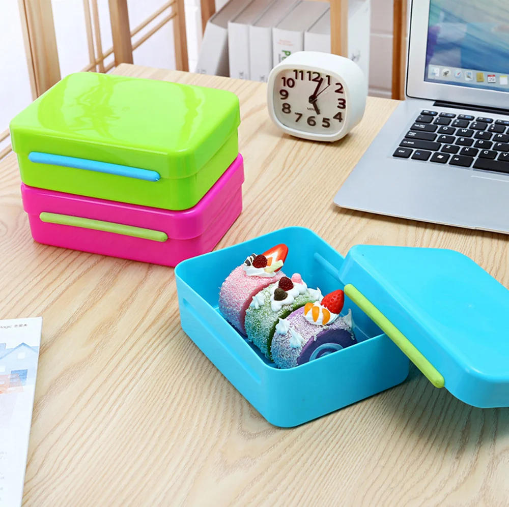 
Plastic Rectangular China bento box with customer design promotional 