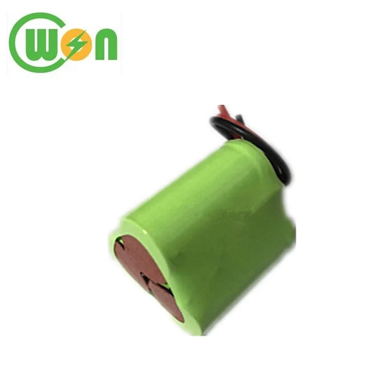 Customized 3.6V NiMH Battery 2/3AA 800mAh Triangle Rechargeable NIMH Battery Packs