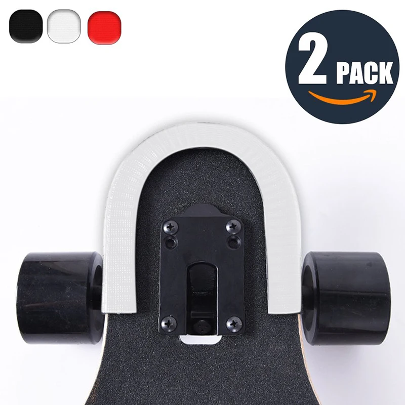 
2 Pc 30cm Skateboard Anti-collision Strip Bumper Bump U Shape Rubber Deck Guards Protector for Longboard and Double Rocker Strip 