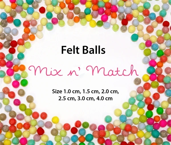Custom Logo Wool Felt Pom Poms Outdoor Christmas Party Decorations Hotel Bathroom Kitchen Prayer Use-Durable Plastic Material