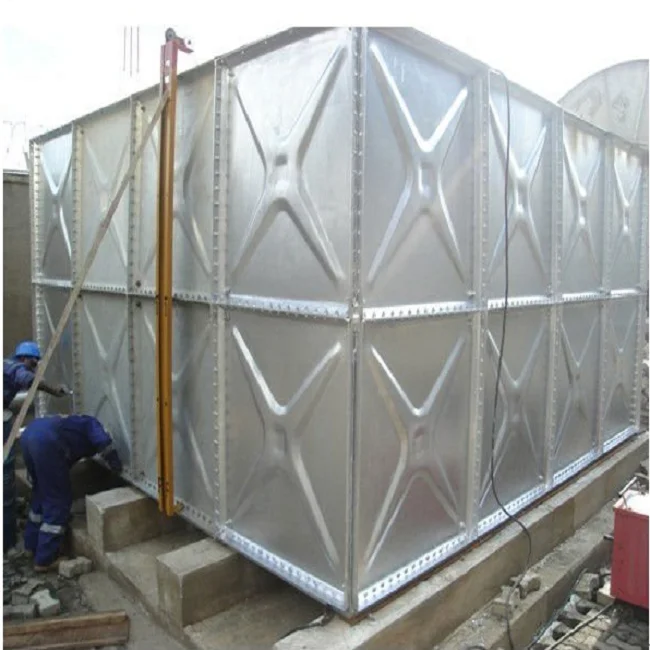 300 CBM galvanized steel panels bolted water tank