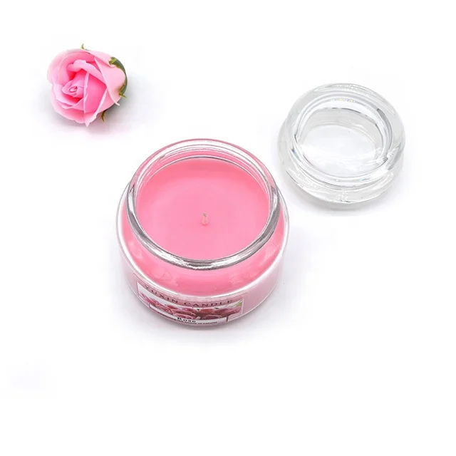 D16T Large size soy wax candle yankee style candles scented with customized logo