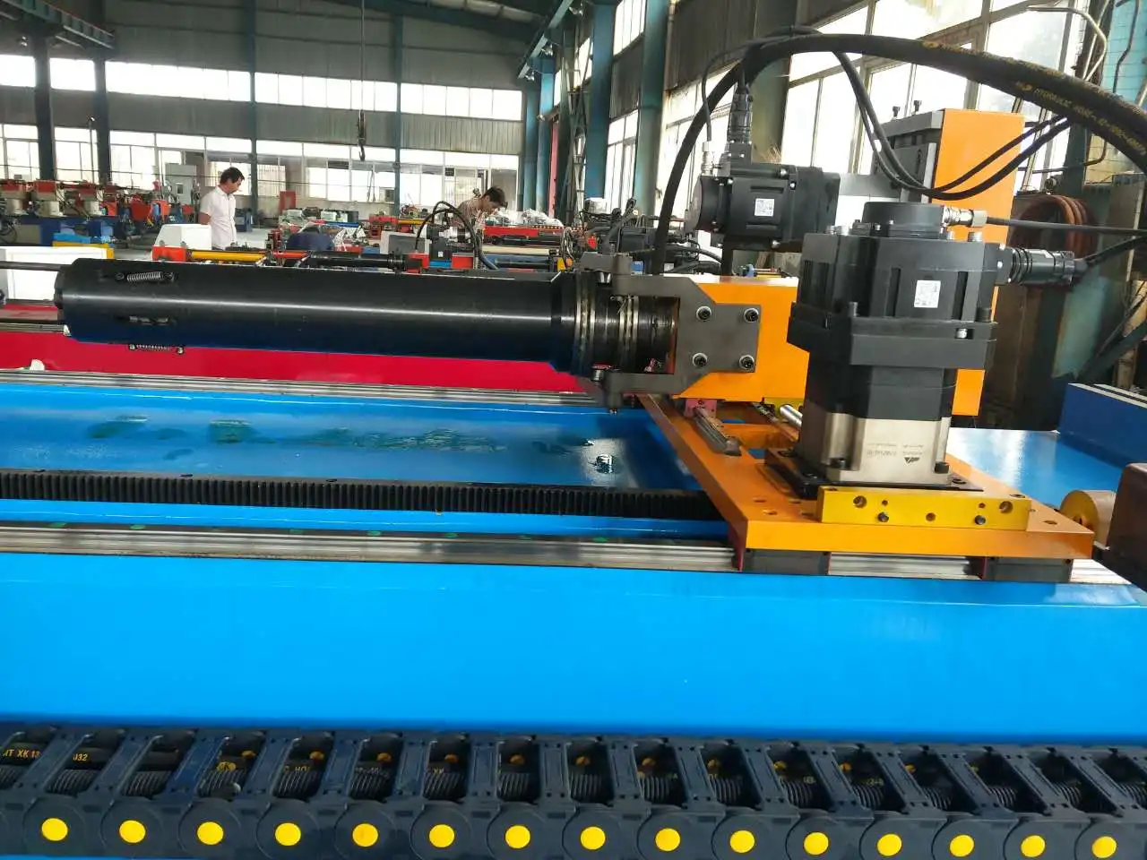 
Serpentine 60mm spiral w24 dw50nc mandrel profile tube pipe bending machine 