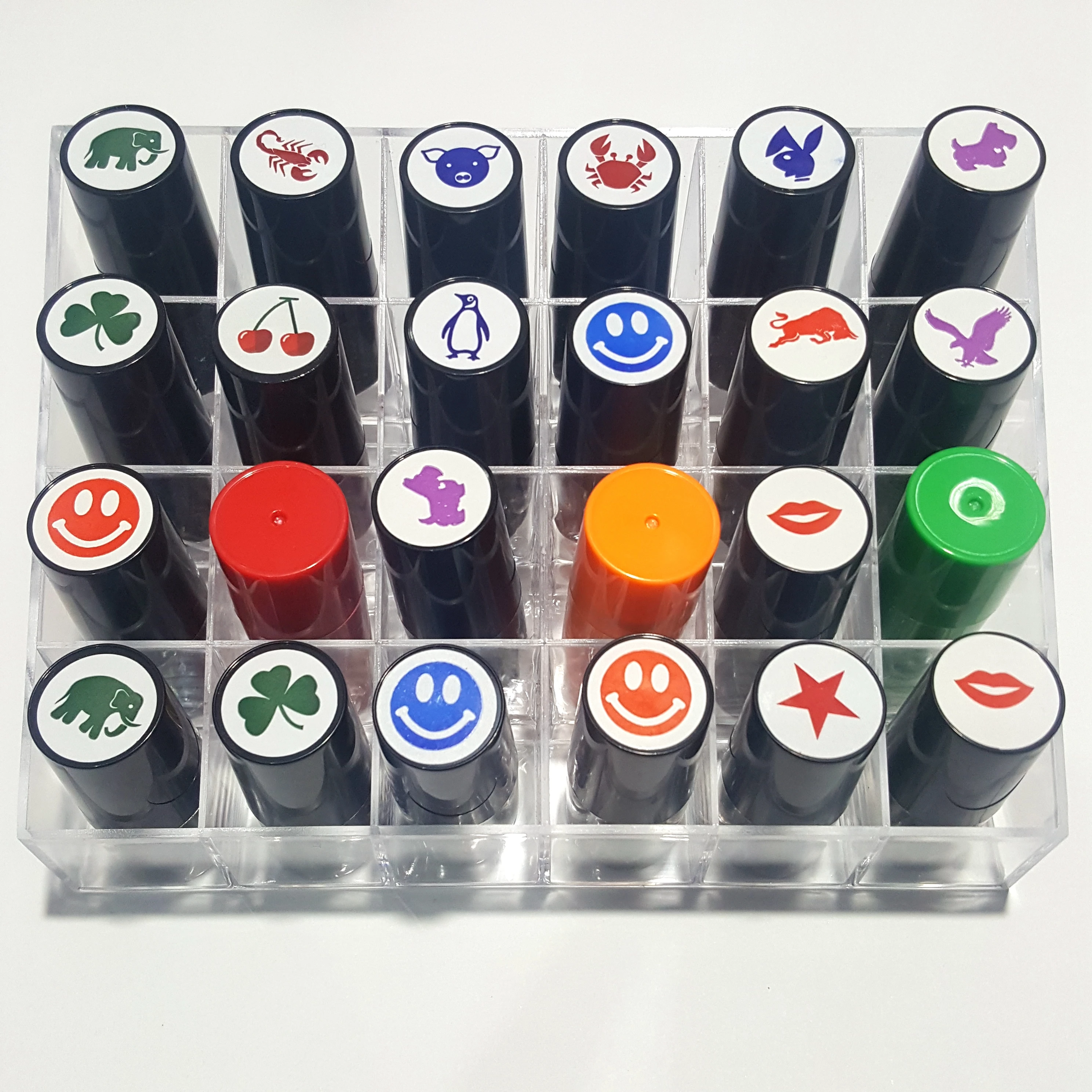 Цветной штамп для мяча для гольфа с новым узором и витриной коробкой