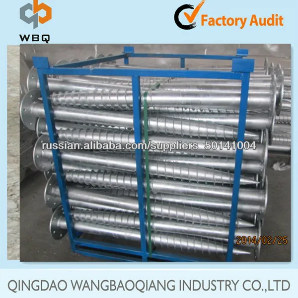 гальванизированный землей сообщение якорь для солнечной установки и отставание и фермы крем-основа