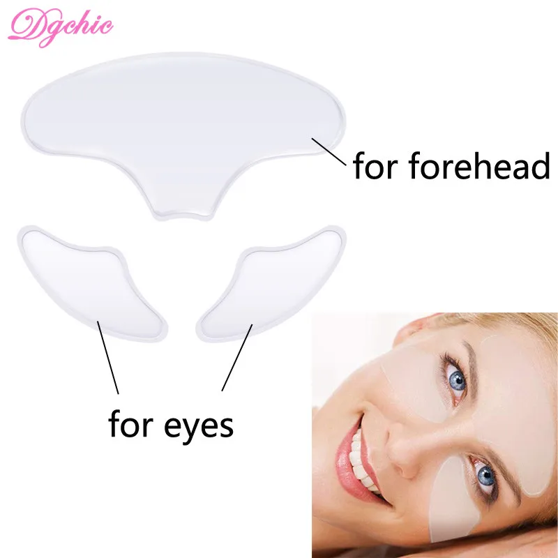 Reusable Silicone Invisible Anti-aging Anti Wrinkle Eye Forehead Pad