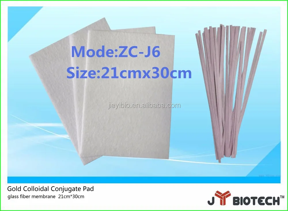 
Glass fiber sample pad & conjugate pad for gold colloidal 