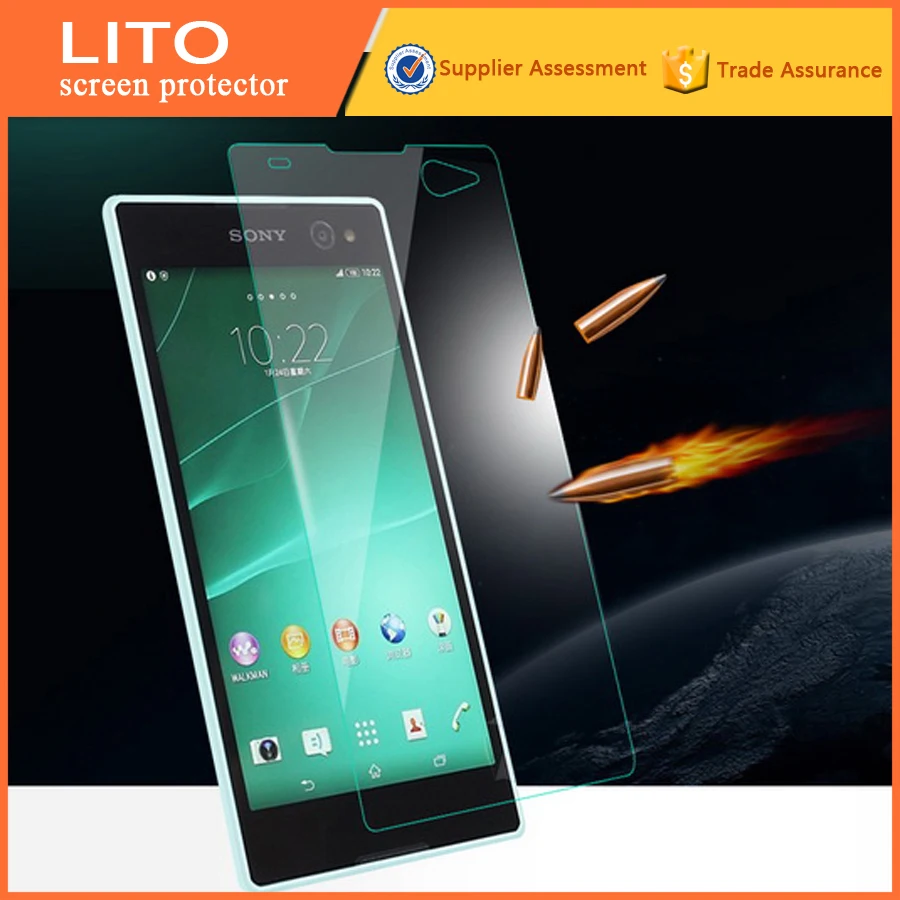 9h закаленное стекло для мобильного телефона, мобильный протектор экрана закаленное стекло для Сони c3