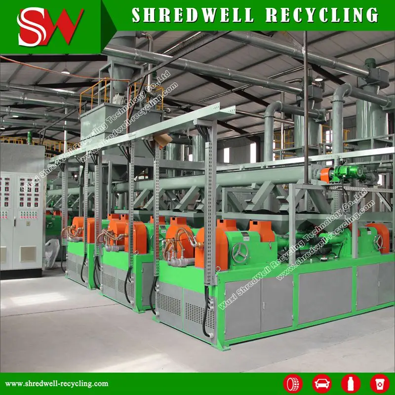 Tyre Recycling Plant for Rubber Powder in India/UAE/Turkey/Italy/USA