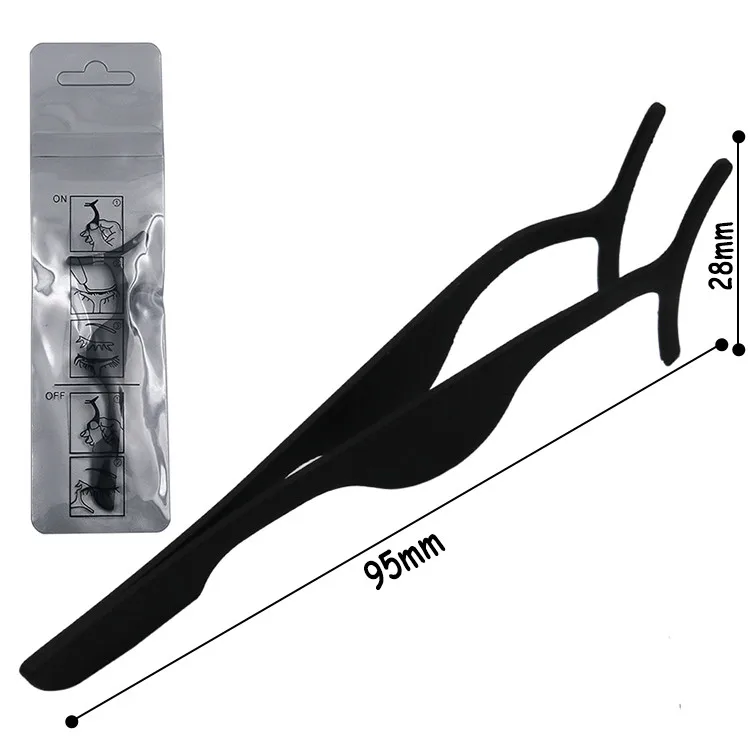 
Hot Stainless Steel Logo Lash Extension Pink Tool Private Label False Lashes Custom Lash Applicator 